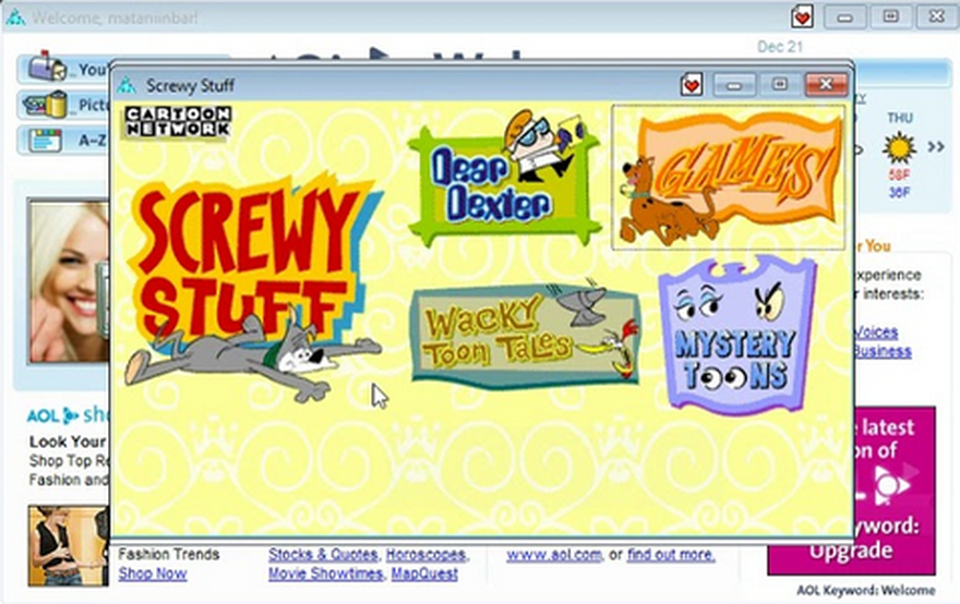 America Online Cartoon Network