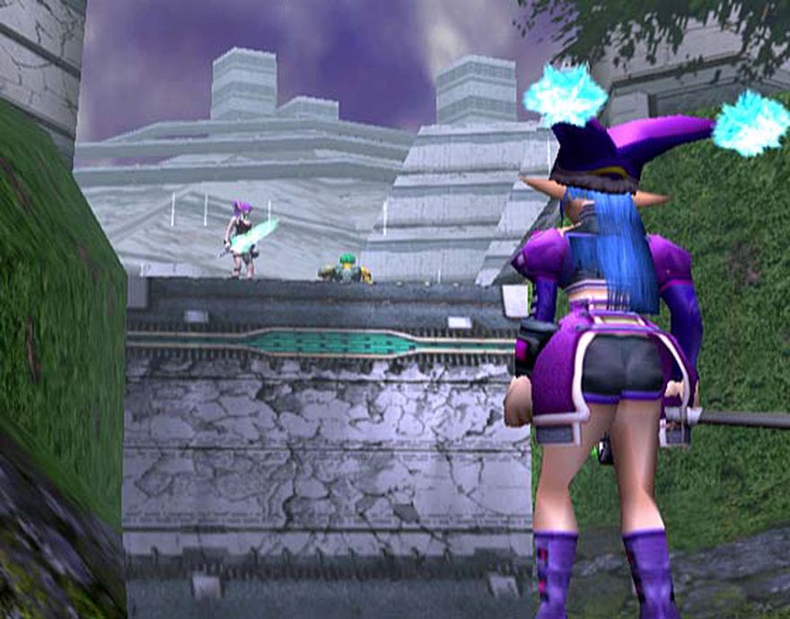 SEGA Dreamcast - Phantasy Star Online Gameplay
