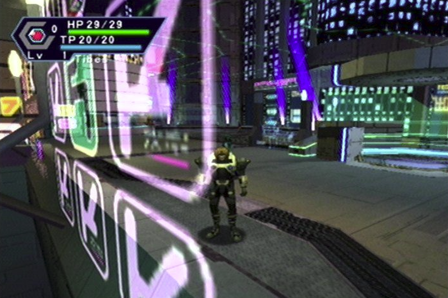 SEGA Dreamcast - Phantasy Star Online Gameplay