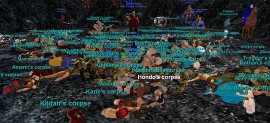 Everquest Classic Raid Wipe Corpses