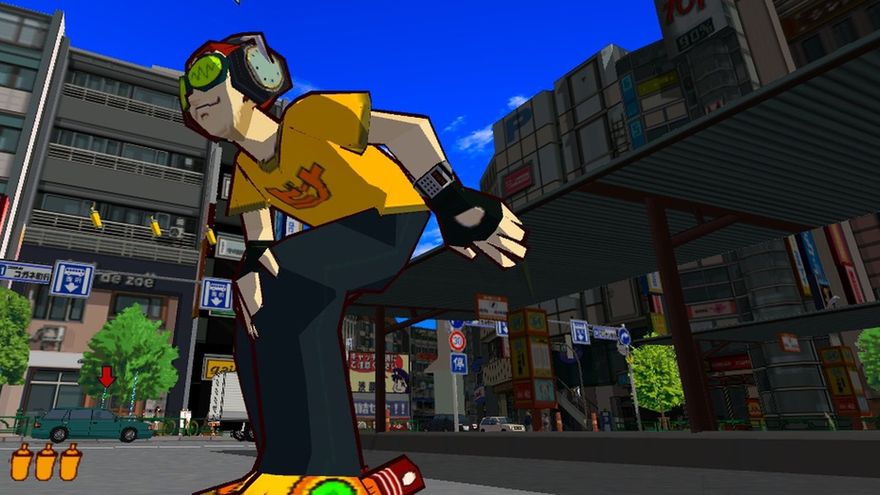 SEGA Dreamcast Jet Set Radio Gameplay