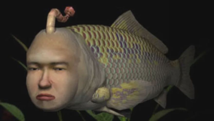 SEGA Dreamcast Seaman Gameplay
